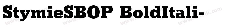 StymieSBOP BoldItali字体转换 StymieSBOP BoldItali字体转换